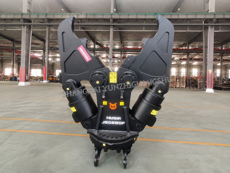 double cylinder shear powerful in demolition steel